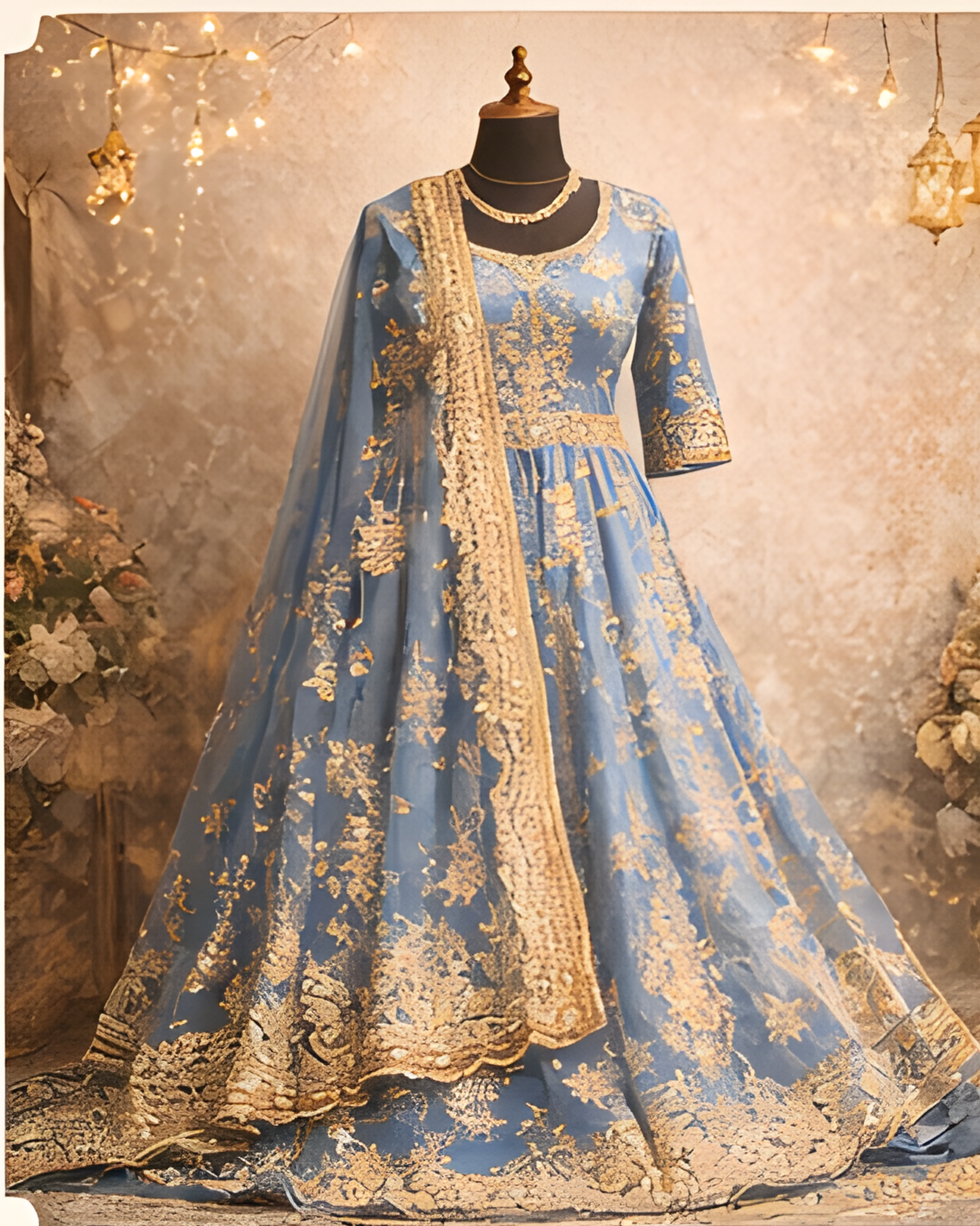 Royal Blue Poshak