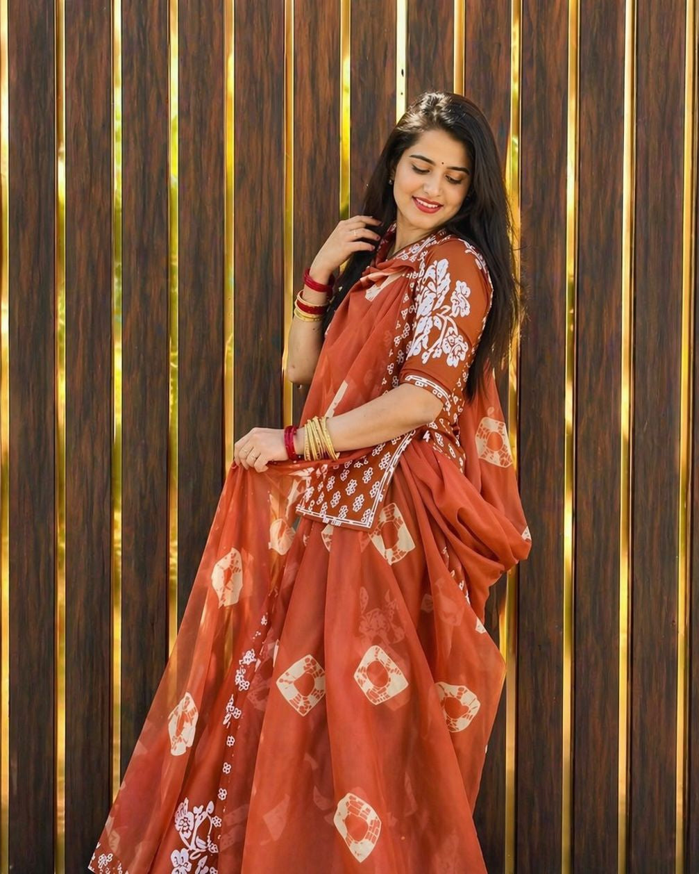 Cotton Printed Poshak